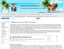 Tablet Screenshot of caribbeancruisetripadvisor.com